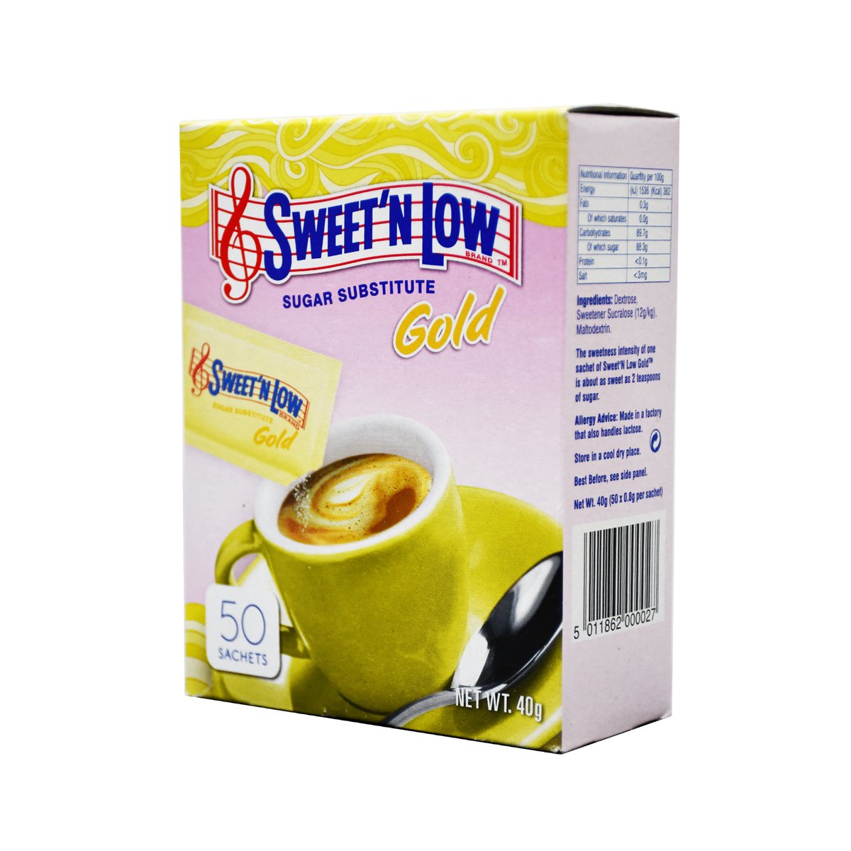 Sweet N Low Sugar Substitute Sucralose Gold 40g