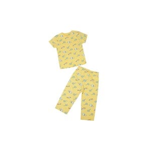 Eten Infants Boys Pyjama Set Short Sleeve Yellow SCCIBPSS02 6M