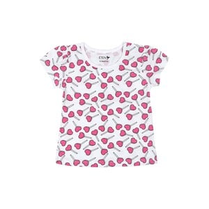 Eten Infant Girls T-Shirt SCCGT08 White 6M