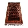 Maple Leaf Quilted Prayer Mat 70x115cm Coffee