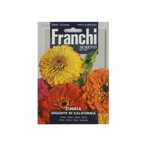Franchi Zinnia Giant California Mixed Seeds FFS358/3