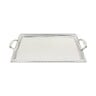 Chefline Stainless Steel Rectangular Serving Tray Large S573 43x29cm Silver