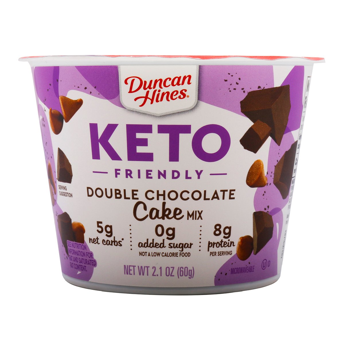 Duncan Hines Keto Friendly Double Chocolate Cake Mix 60 g