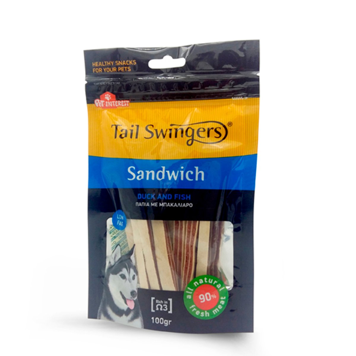 Tail Swingers Sandwich Duck & Fish 100g