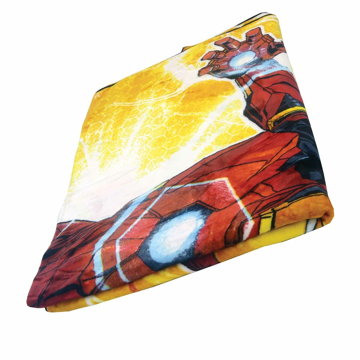 Marvel Ironman Lightweight Flannel Blanket 160X220cm TRHA133 (Official Marvel Product)
