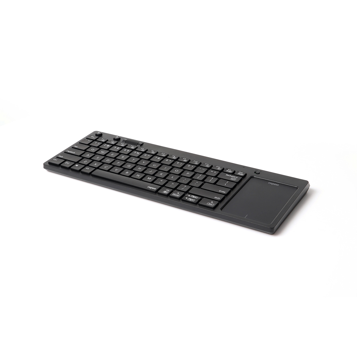 Rapoo Keyboards K2800 Wireless Tv Keyboard With Touchpad, Easy Media Control And Built-In Big Size Touchpad (Black)