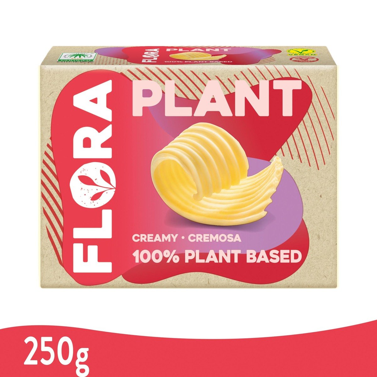 زبدة نباتية من فلورا غير مملحة 250 جرام