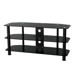 Maple Leaf TV Stand Glass 3 Layer TV026