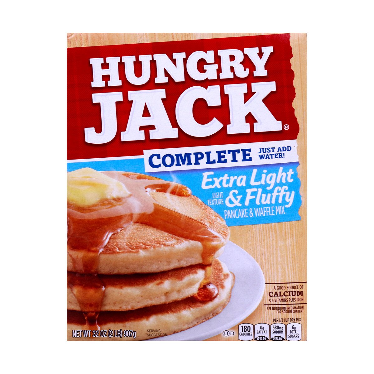 Hungry Jack Pancake & Waffle Mix Extra Light & Fluffy 907 g