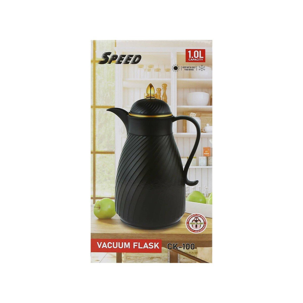 Speed  Plastic Vacuum Flask 1Litre CK100 DD