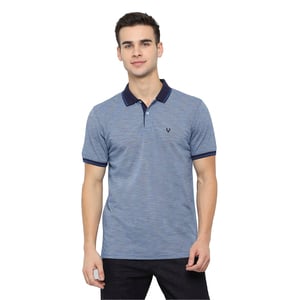 Allen Solly Men's Polo T Shirt Short Sleeve  ASKPWRGFD53734 Light Blue M