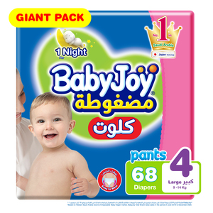 Baby Joy Diaper Pants Size 4 Large 9-14kg Giant Pack 68pcs