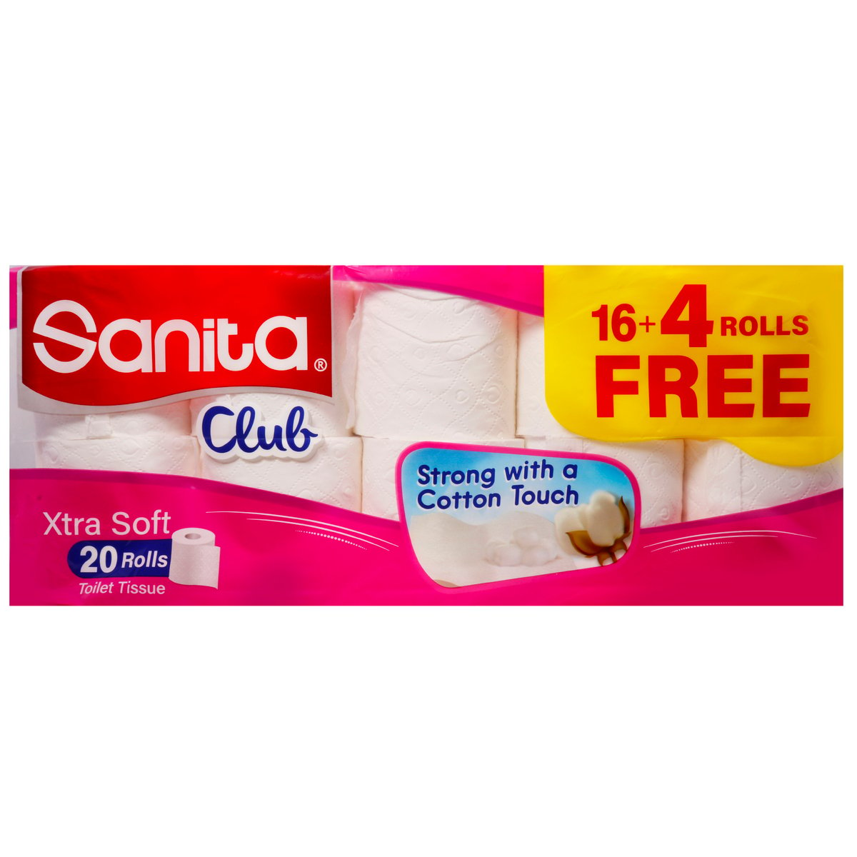 Sanita Club Toilet Roll 16 + 4