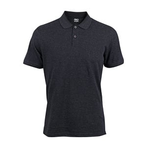 Reo Men's Basic Polo T Shirt Short Sleeve D0M005E Dark Grey Extra Small