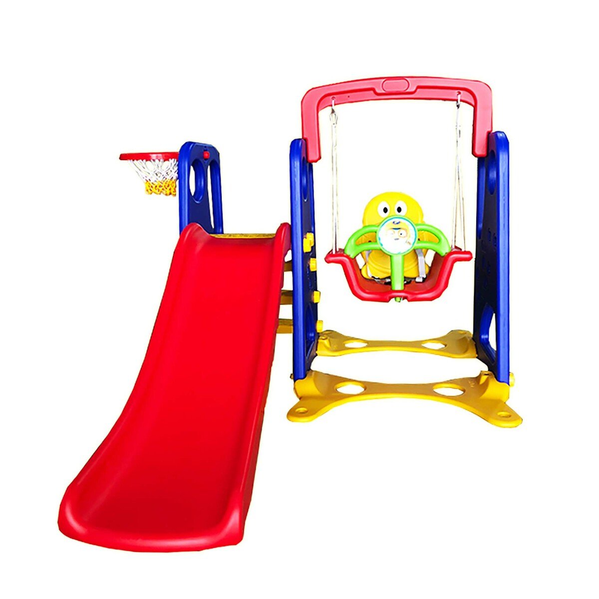 Little Angel Kids Toys Slide and Swing -L-DGN03-RED