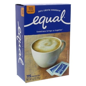 Buy Equal Original Zero Calorie Sweetener 115 pcs Online at Best Price | Sugar | Lulu KSA in UAE