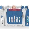 Little Angel Kids Play Yard Foldable Indoor and Outdoor L-ZDWL04-BLUE