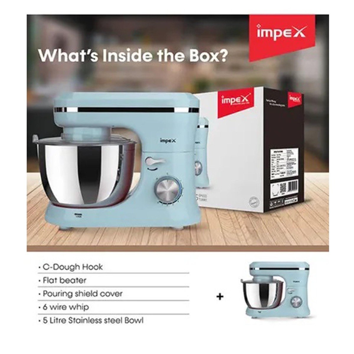 Impex Kitchen Machine SM3305 1000W