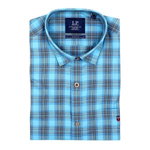 LP Youth Men's Casual Shirt Long Sleeve LYSFCSLFX15124 Light Blue 39