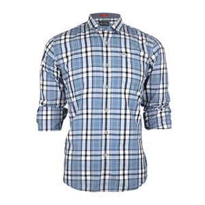 River Blue Men's Casual Shirt Long Sleeve SM03196L Sky M