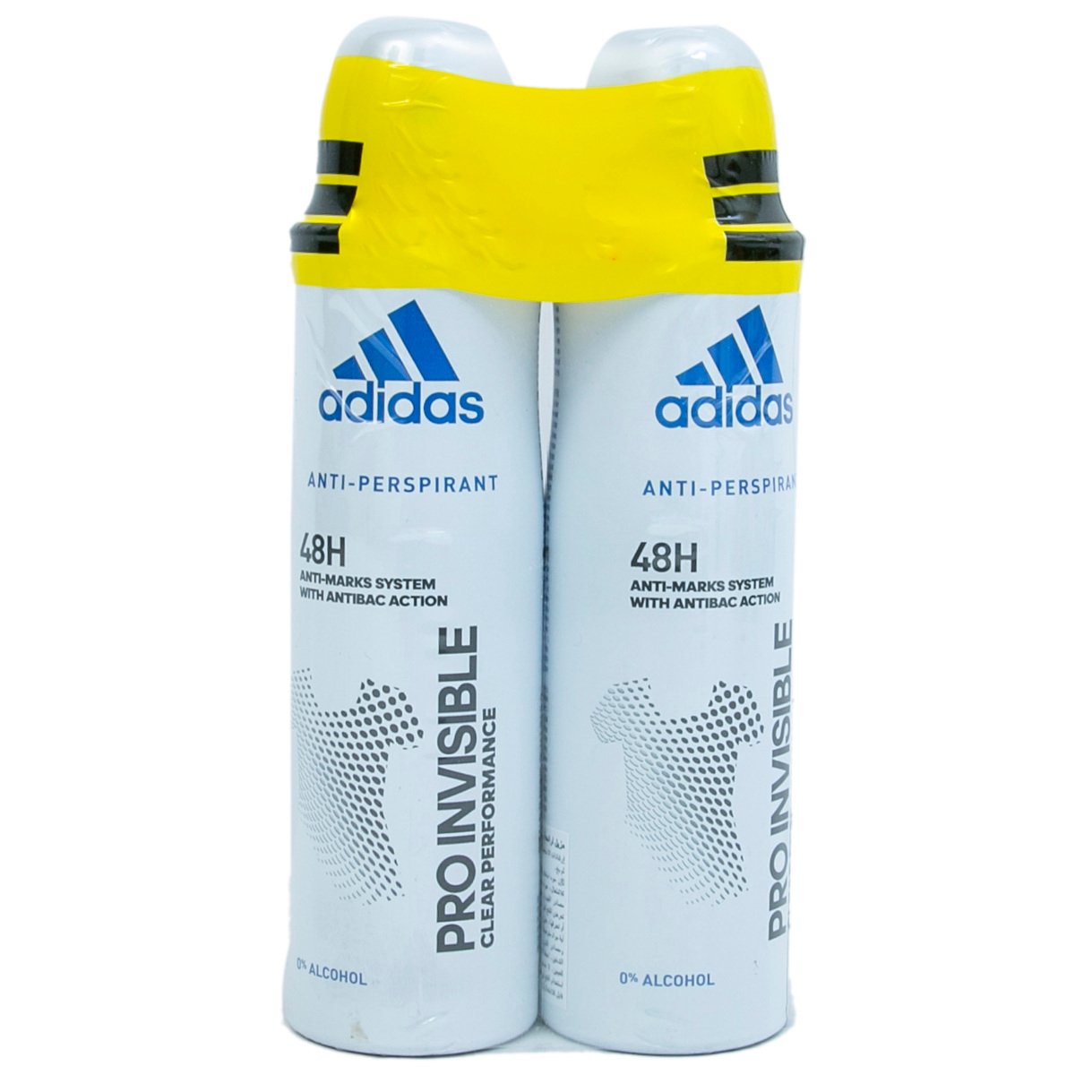 Adidas Pro Invisible Anti Perspirant Deodorant For Women 2 x 150 ml
