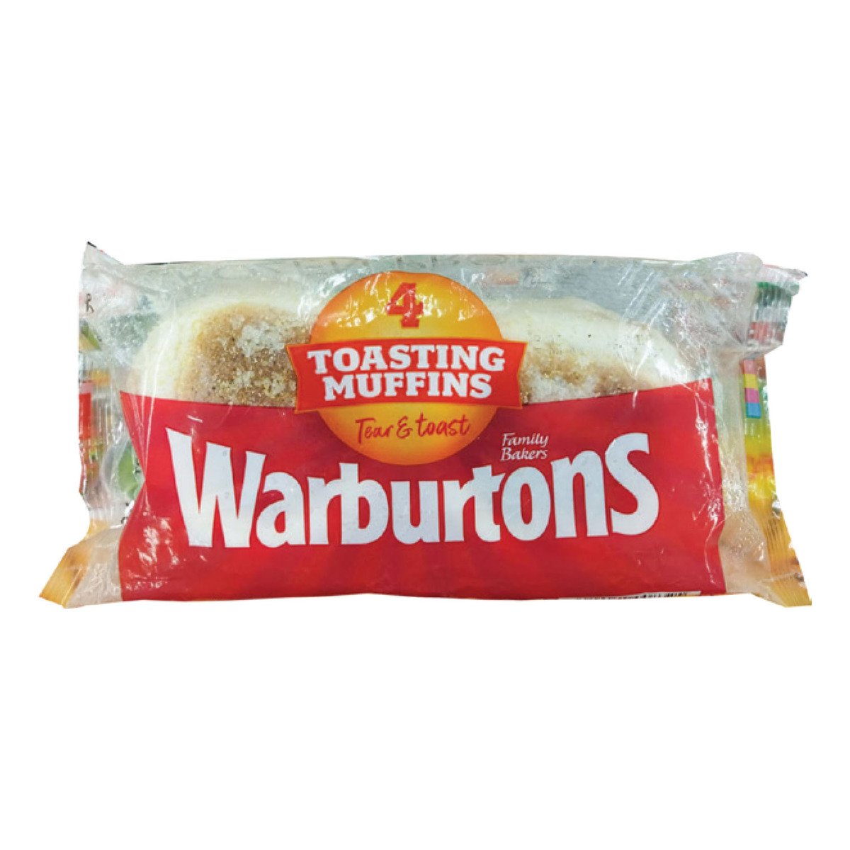 Warburtons Toasting Frozen Muffins 4 pcs 256 g