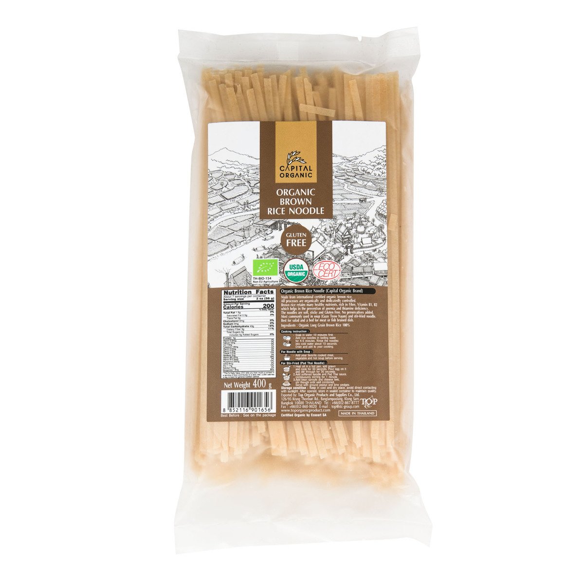 Capital Organic Brown Rice Noodle, 400 g
