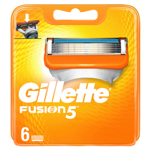 Buy Gillette Fusion 5 Razor Blade Refills 6 pcs Online at Best Price | System Blades | Lulu Kuwait in Kuwait