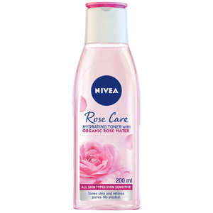 Nivea Organic Rose Water Hydrating Toner All Skin Types 200 ml