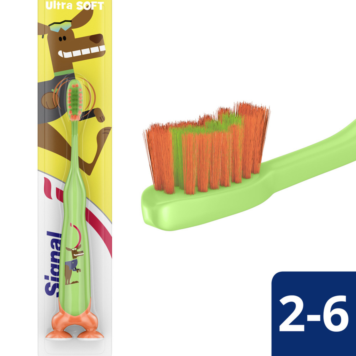سيجنال فرشاة أسنان للأطفال 2-6 سنوات فائقة النعومة قطعة واحدة