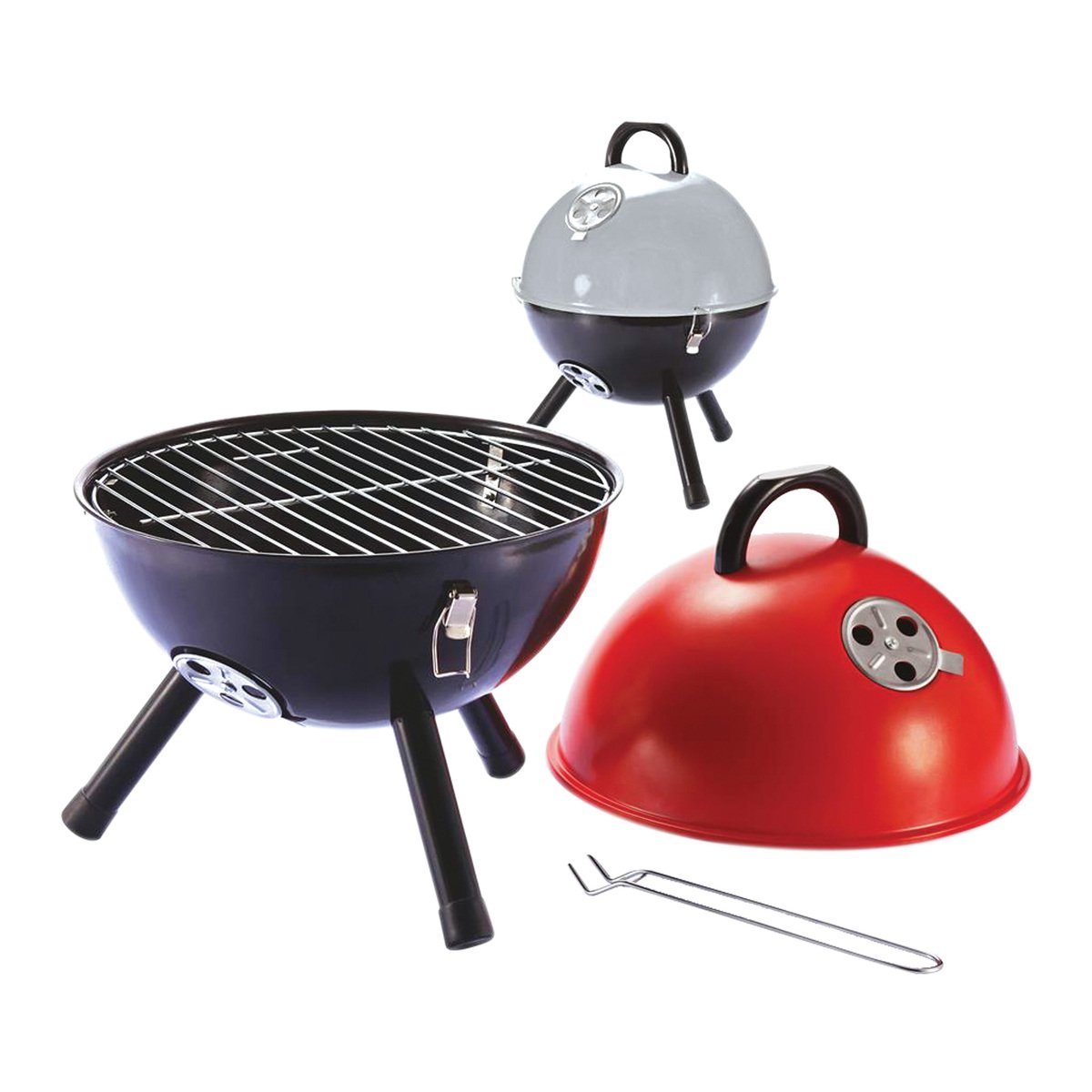 Relax BBQ Grill H22012ZC 22cm Assorted Colors