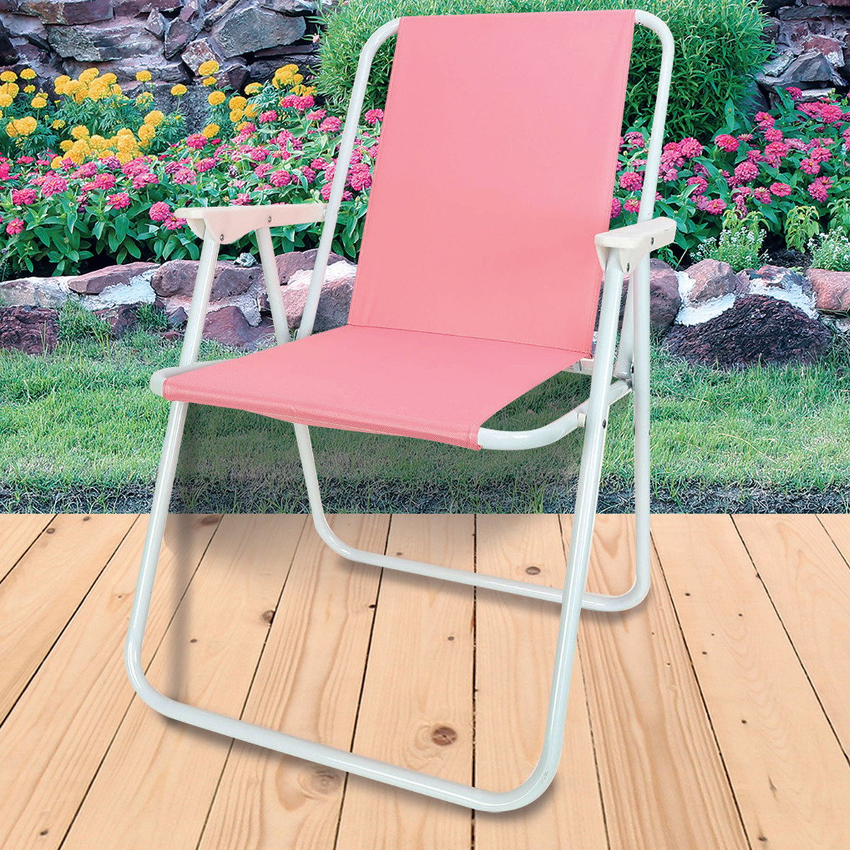 اشتري قم بشراء ريلاكس كرسي شاطئ قابل للطي YM-211 ألوان متنوعة Online at Best Price من الموقع - من لولو هايبر ماركت Folding Chairs&Table في الكويت