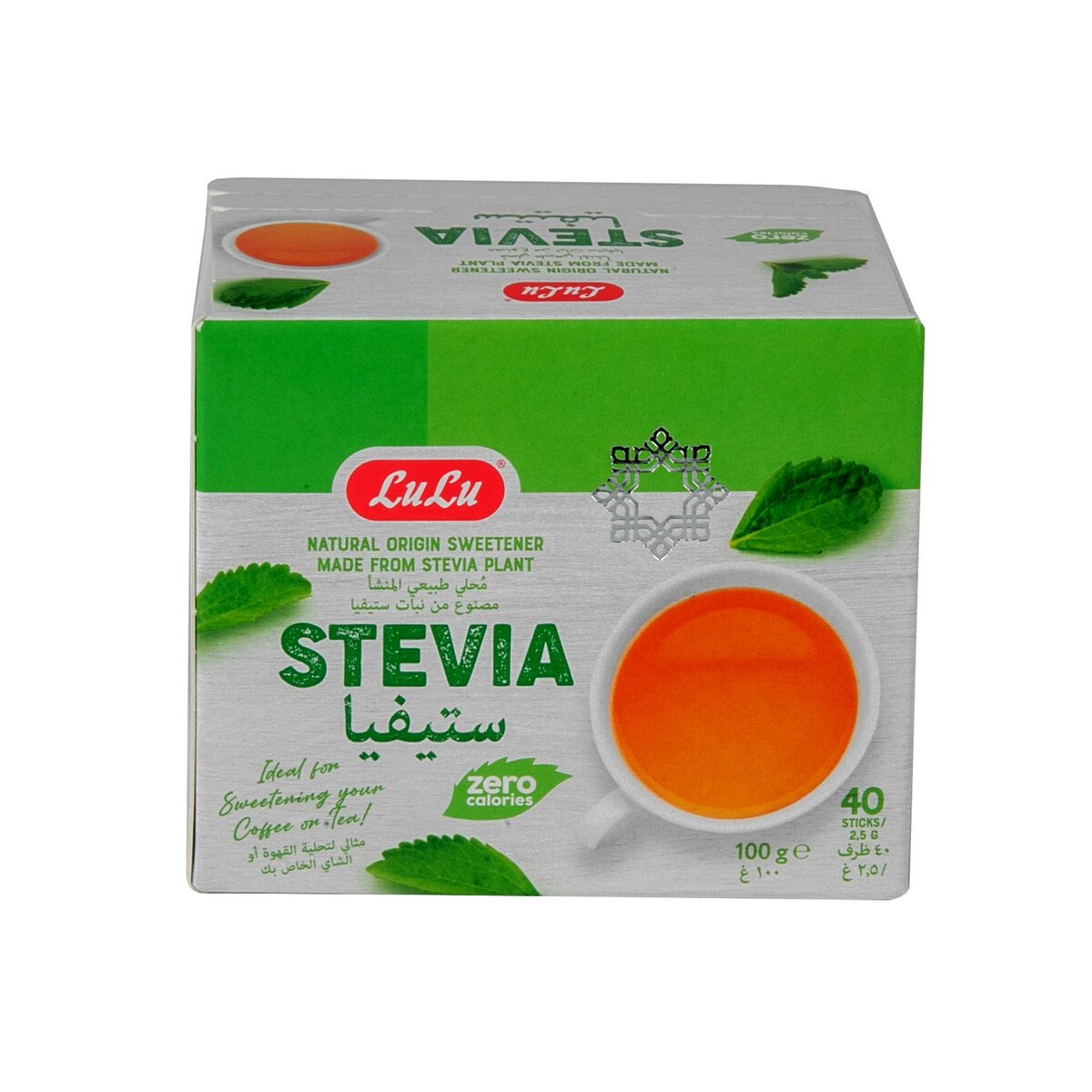 LuLu Stevia Sweetener Sticks 40pcs