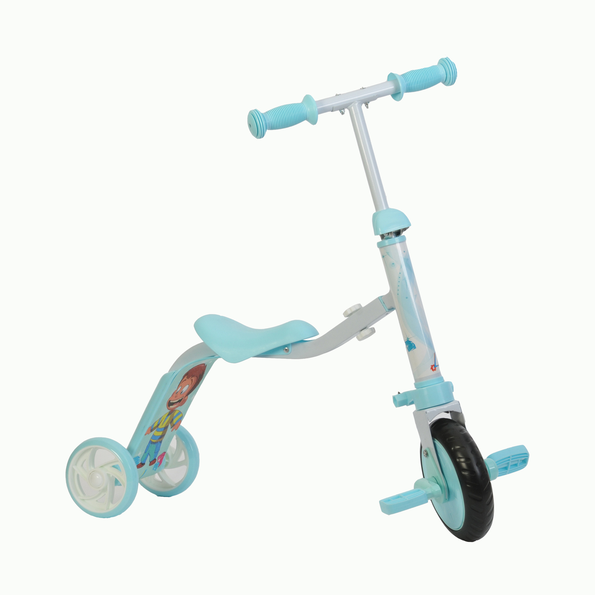 Skid Fusion Kick Scooter 3Wheel L-609 Assorted Color