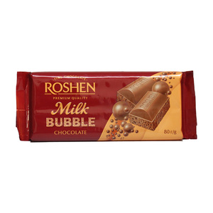 Roshen Milk Bubble Chocolate 80 g