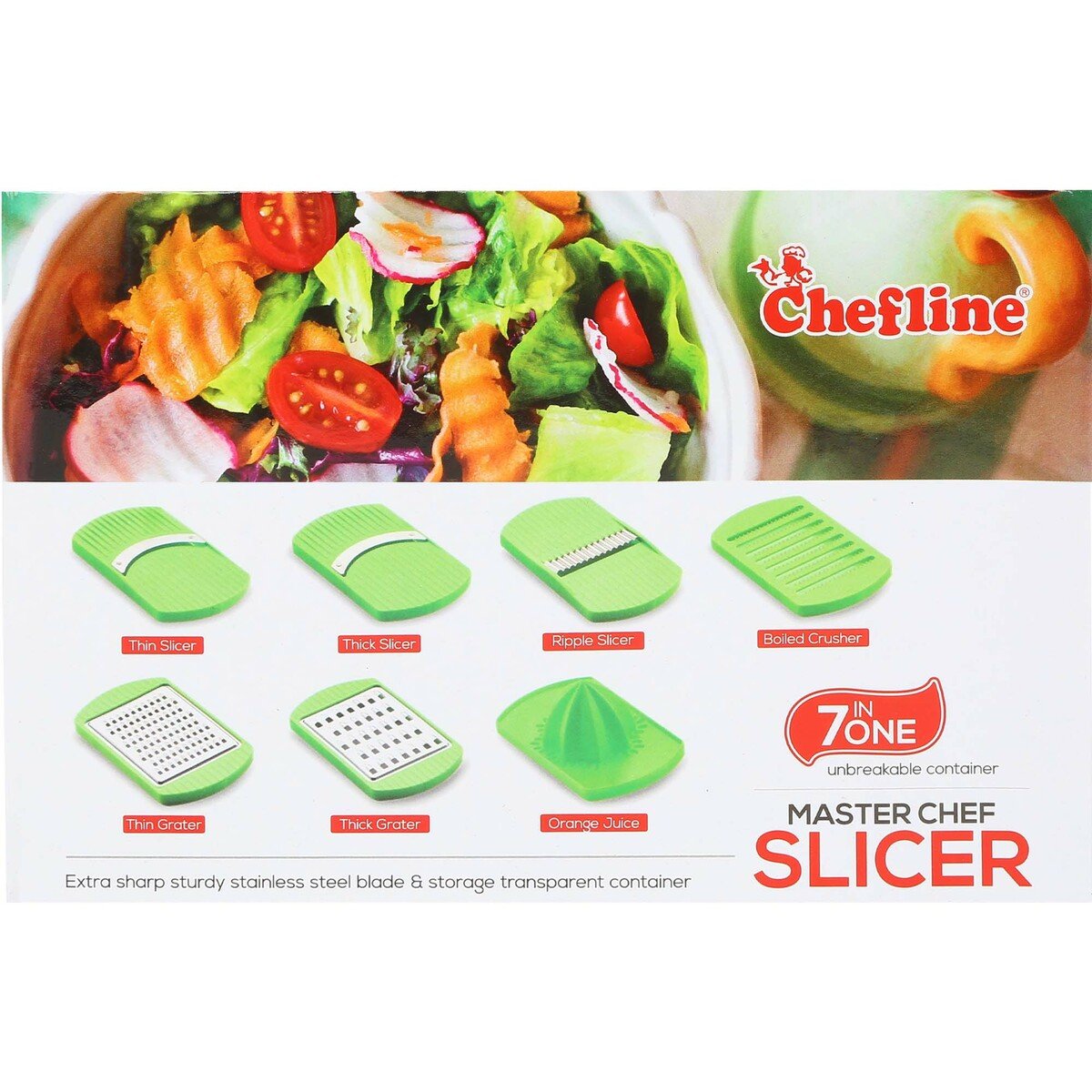 Chefline Slicer With Container 7 in 1