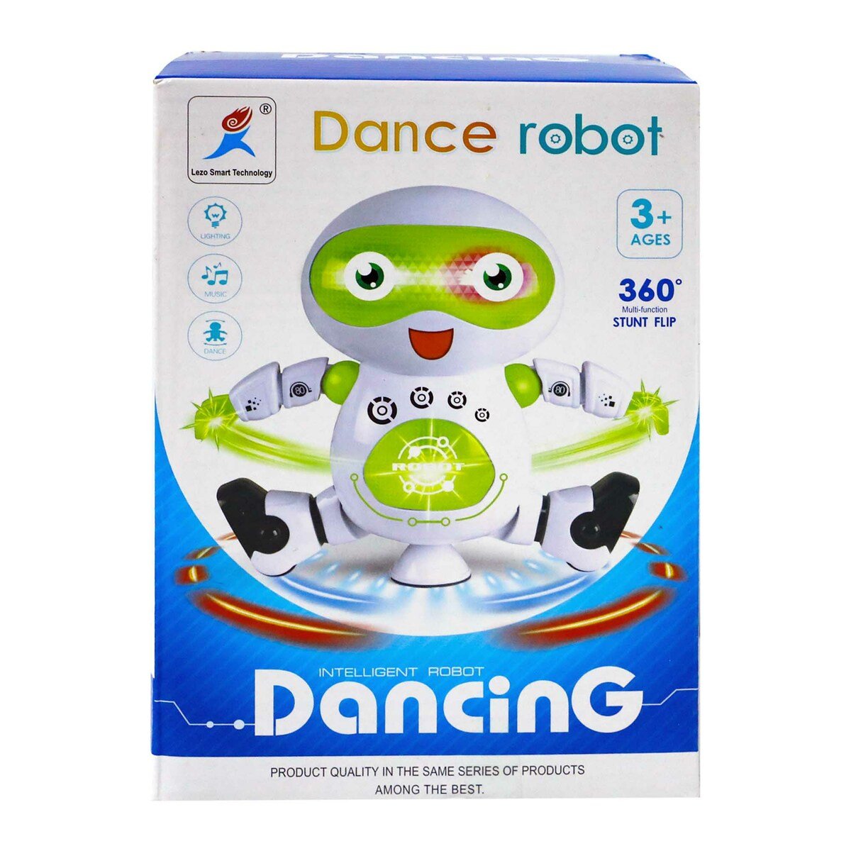 الروبوت الراقص مع ضوء وصوت تشتغل على البطارية 99444-8