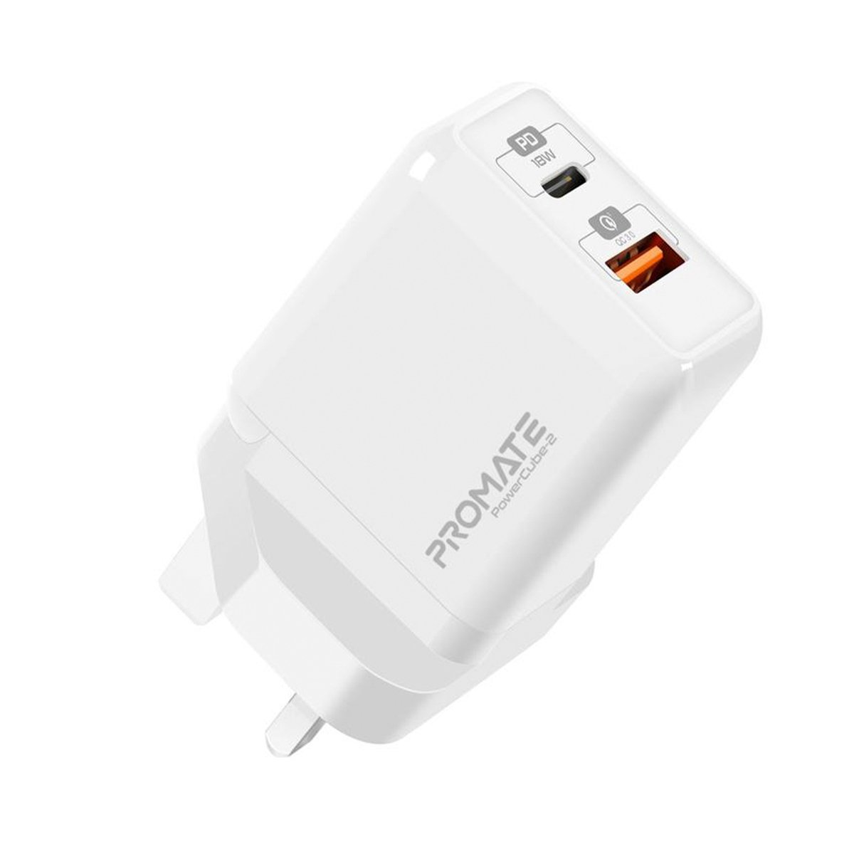 PROMATE Promate Wall Charger Assorted Colors(Available color will be shipped)(POWERCUBE-2)