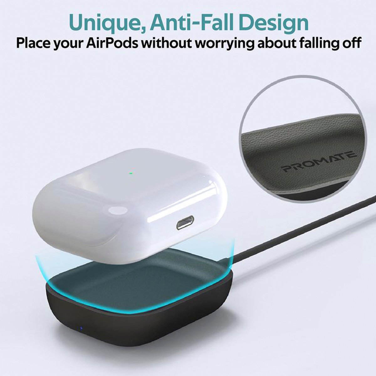 Promate Wireless Charger for Apple AirPods  AURAPOD1