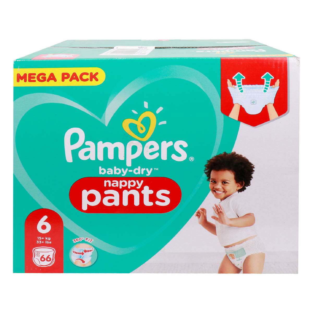 Pampers Baby-Dry Nappy Pants Diaper Size 6 15+ kg 66 pcs Online at Best  Price, Baby Trainer Pants