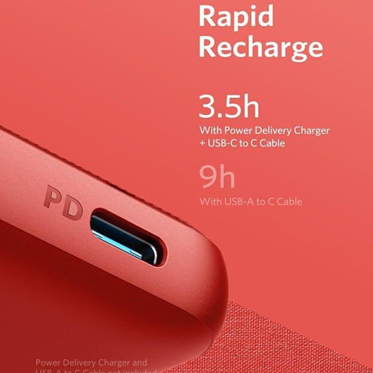 Anker Power Bank 10000mAh A1231H91 Red