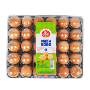 Al Balad Fresh Brown Eggs Large 30pcs