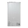 LG Side by Side Refrigerator GR-L247SLKV 601LTR, Platinum Silver, Smart Inverter compressor