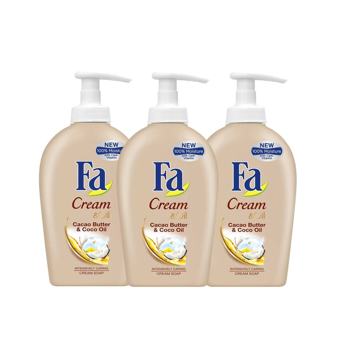 Fa Cream And Oil Cacao Butter Scent Cream Soap 3 x 250ml