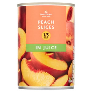 Morrisons Peach Slices in Juice 410g