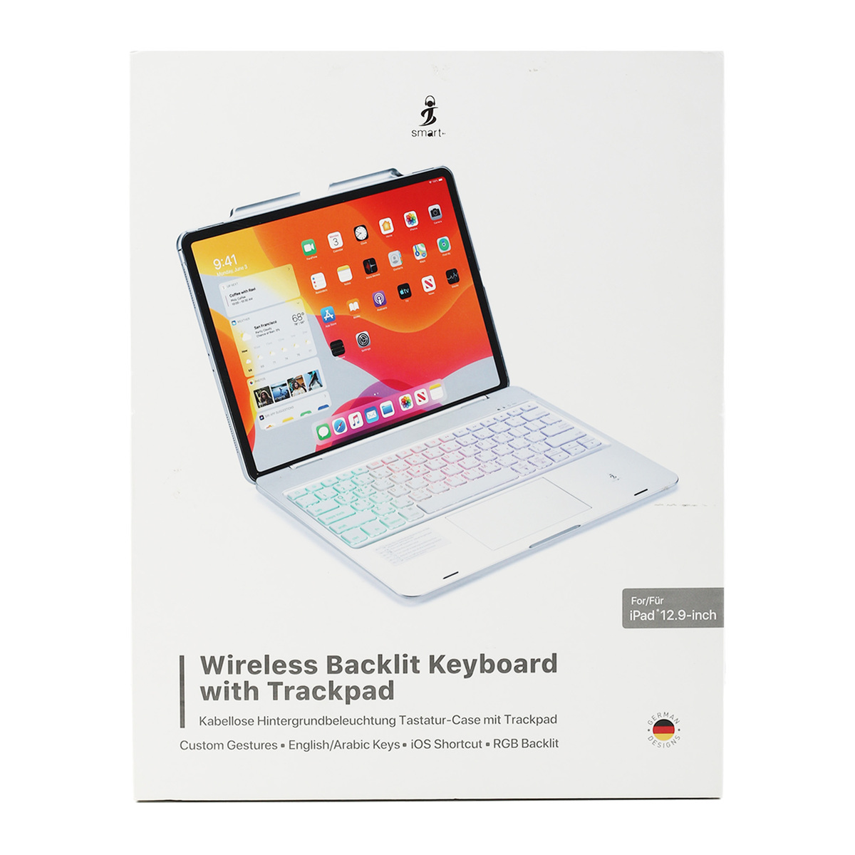 Smart iPad 12.9-Inch Bluetooth Keyboard ACIPD12
