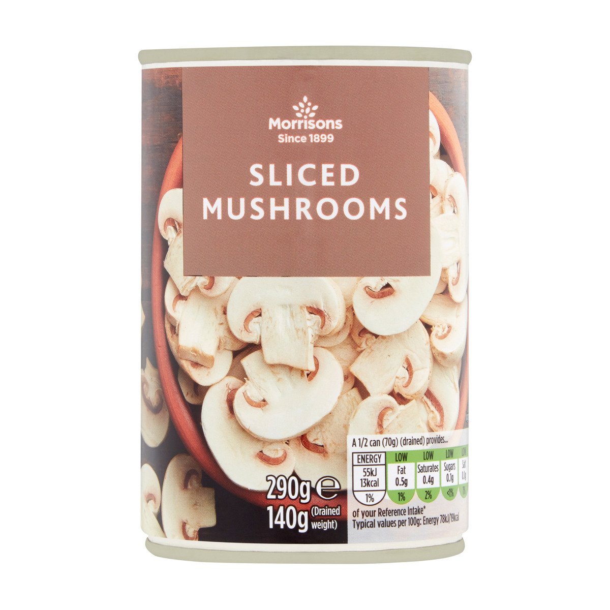 اشتري قم بشراء موريسونز شرائح الفطر 290 جم Online at Best Price من الموقع - من لولو هايبر ماركت Canned Mushroom في الامارات