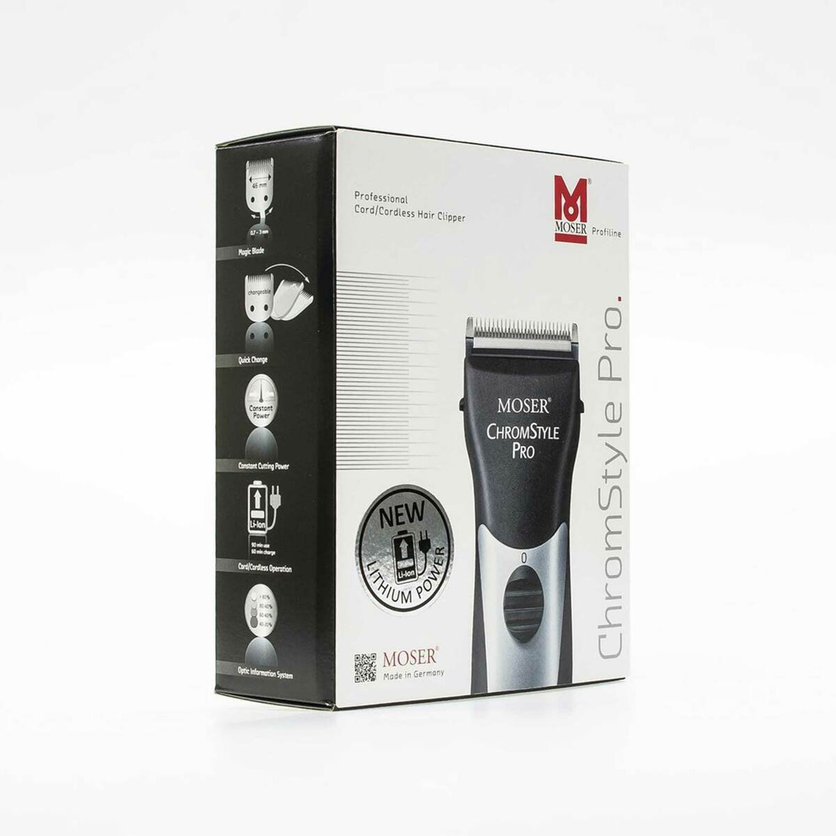 Moser ChromStyle Professional Cord/Cordless Hair Clipper 1871-0081 Black