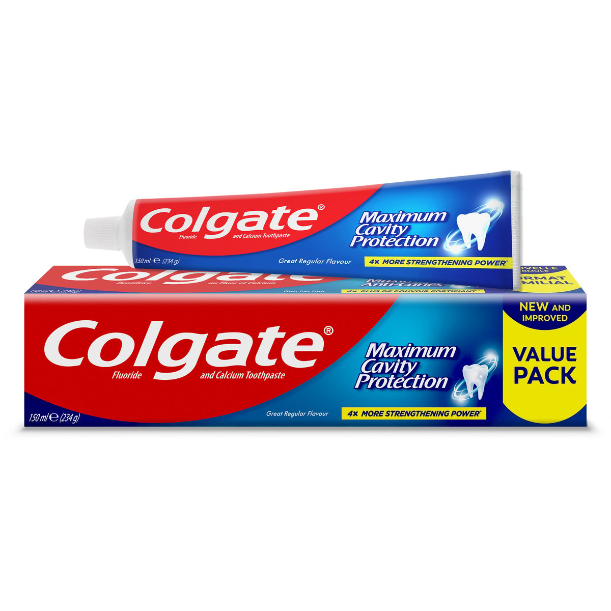 Colgate Toothpaste Maximum Cavity Protection 4 x 150 ml