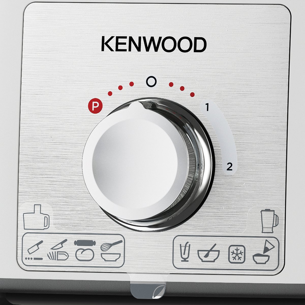 Kenwood Food Processor 1000W Multi-Functional with 3 Stainless Steel Disks, Blender, Grinder Mill, Juicer Extractor, Whisk, Dough Maker, Citrus Juicer FDP65.750WH White